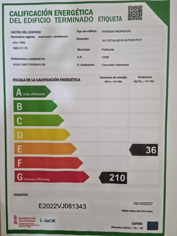 Bajo Con Terraza -Penismar 1 Lägenhet Peñíscola Exteriör bild